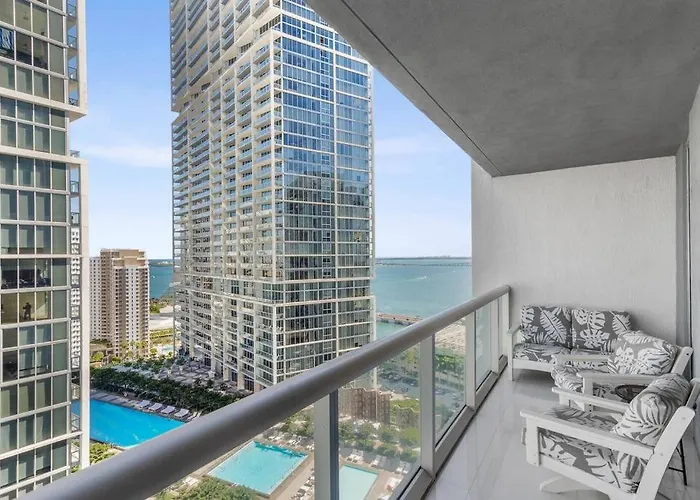 Penthouse Luxury Icon And W Hotel Panoramic Views Balcony In Brickell